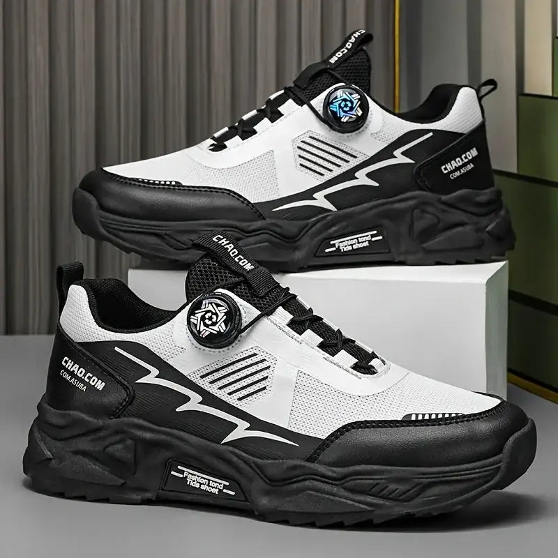 Stylish breathable sneakers.