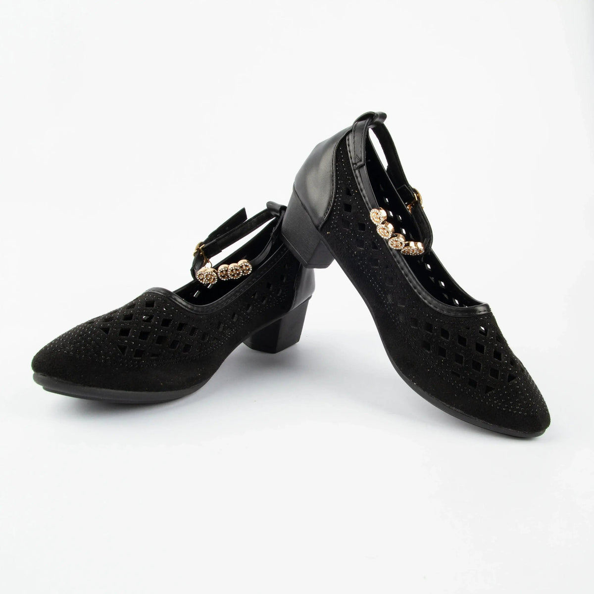Soft mesh high heels