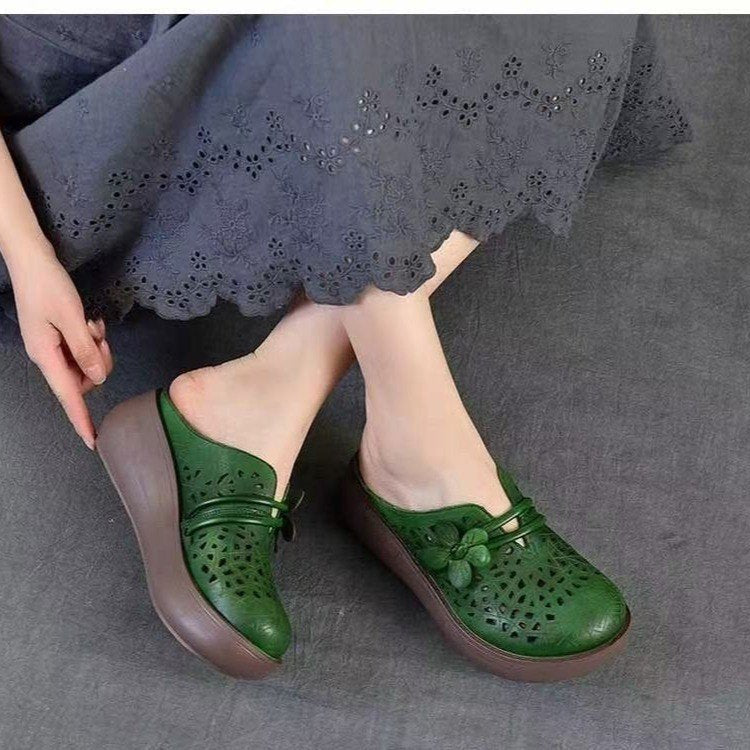 Zapatillas de cuero vintage
