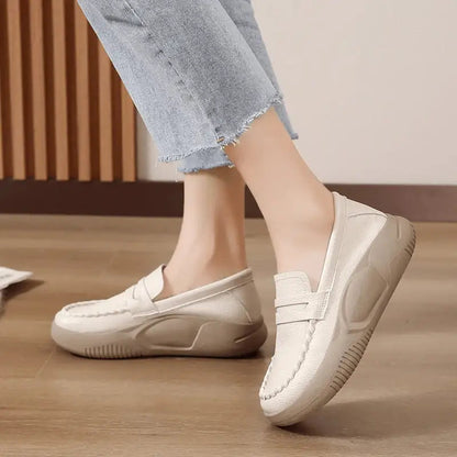 Soft-soled pure cowhide corrective loafers - MxZap