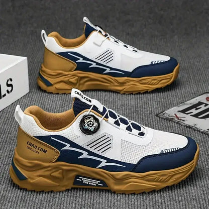 Stylish breathable sneakers.