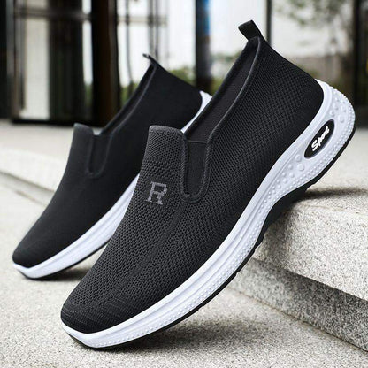 Summer slip-on mesh running shoes