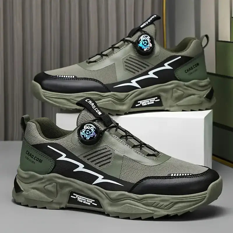 Stylish breathable sneakers.