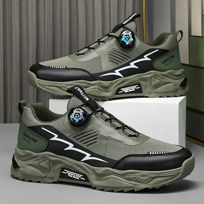 Stylish breathable sneakers.