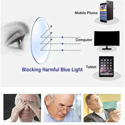 2024 nuevas gafas anti-luz azul con corte de borde sin montura - MxZap