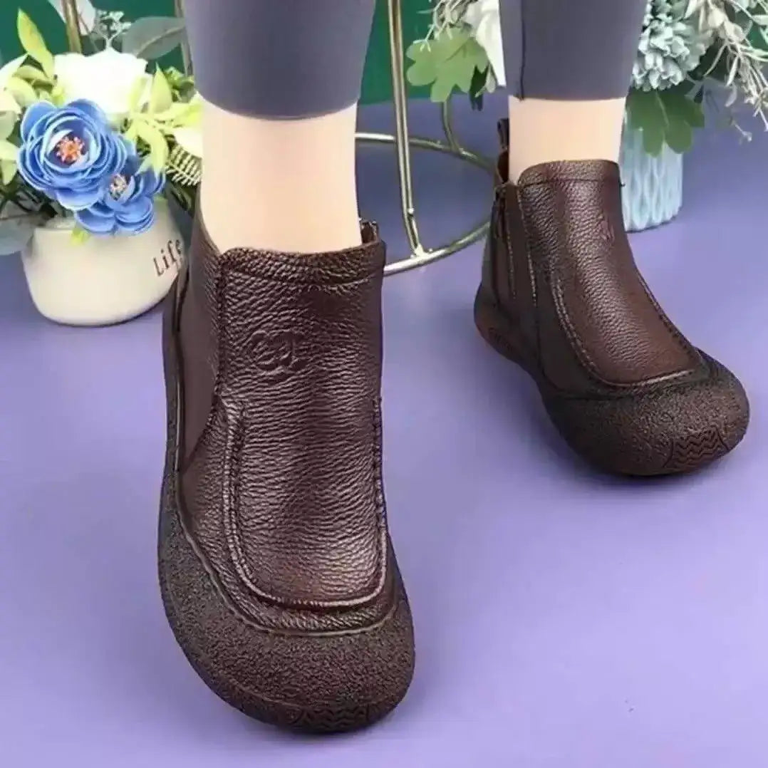 Platform ankle boots