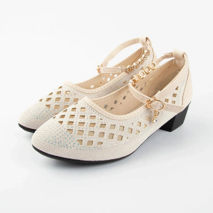 Soft mesh high heels