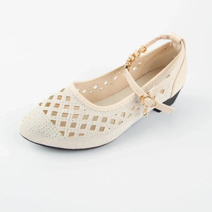 Soft mesh high heels