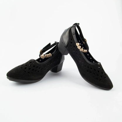 Soft mesh high heels