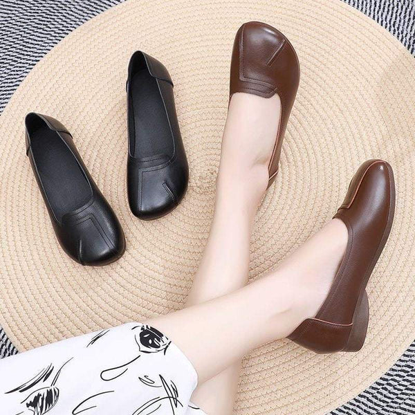 Comfortable leather shoes