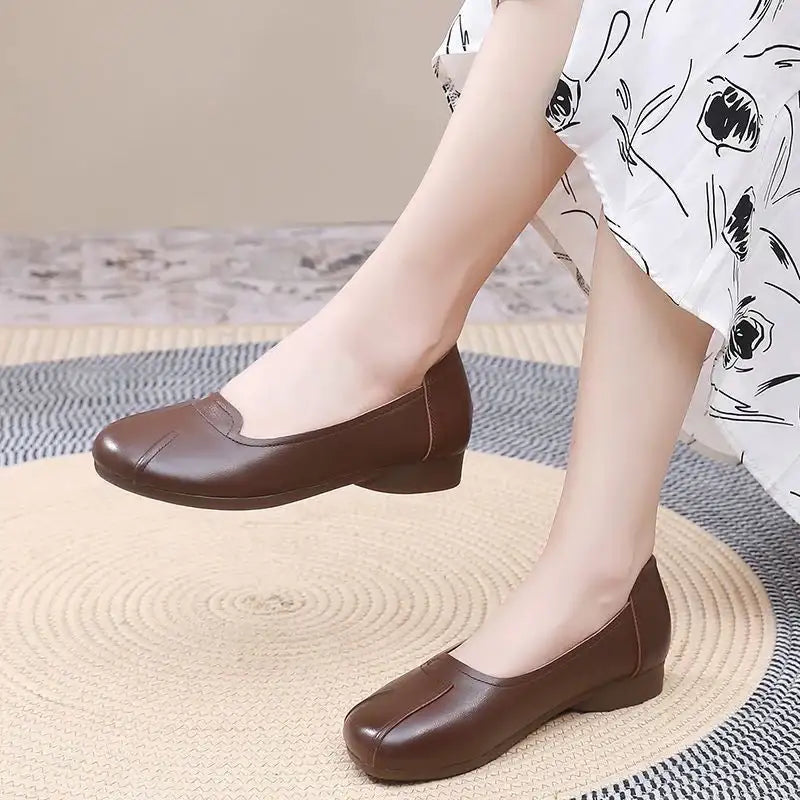 Comfortable leather shoes