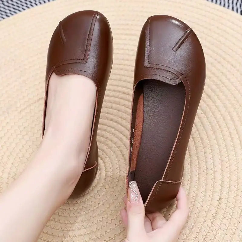 Comfortable leather shoes