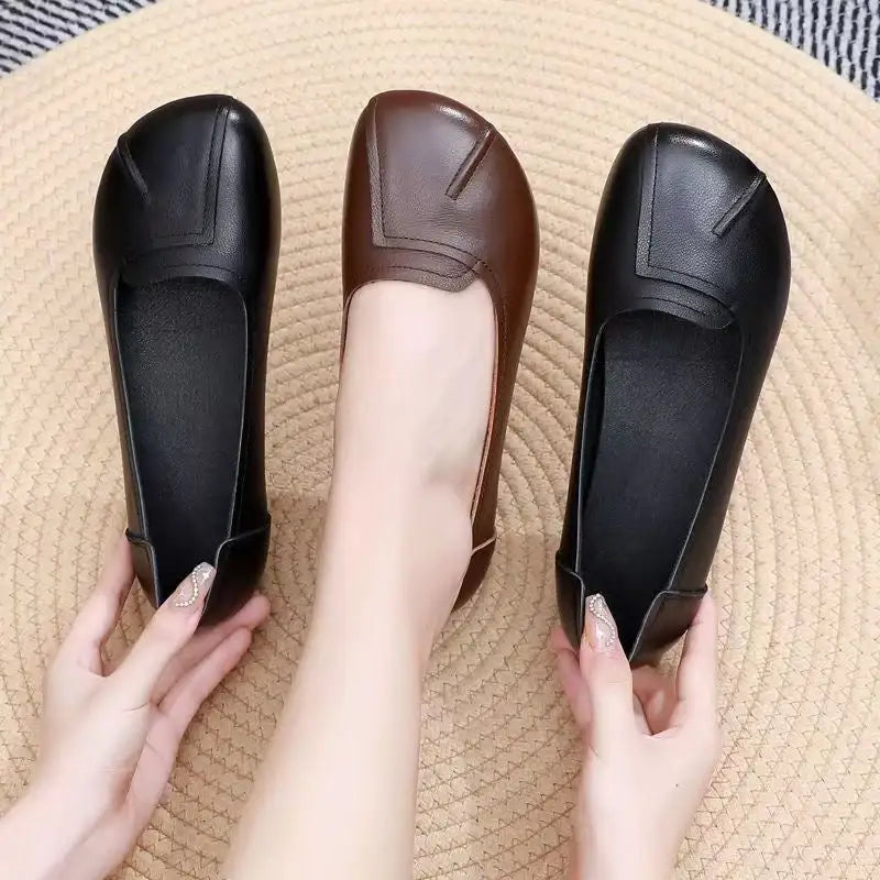 Comfortable leather shoes