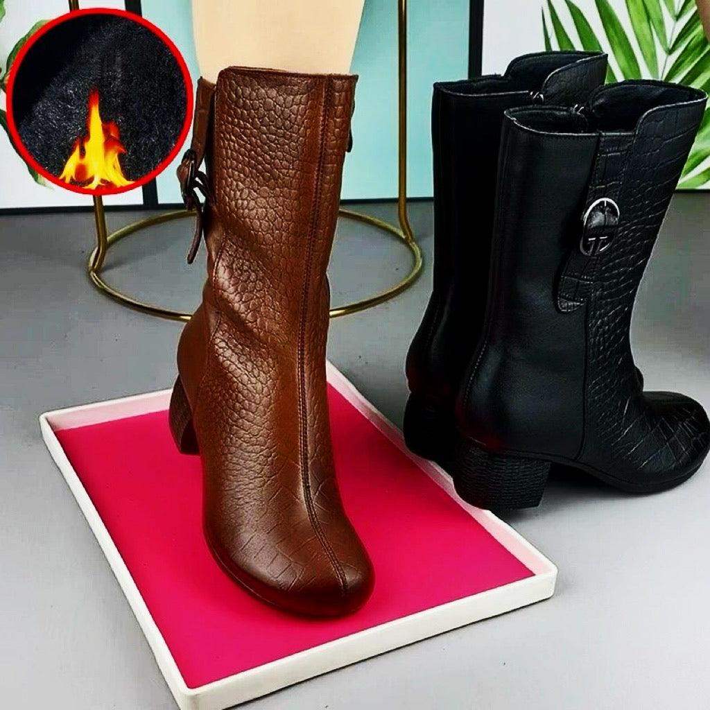 Botas de media pantorrilla estampadas - MxZap