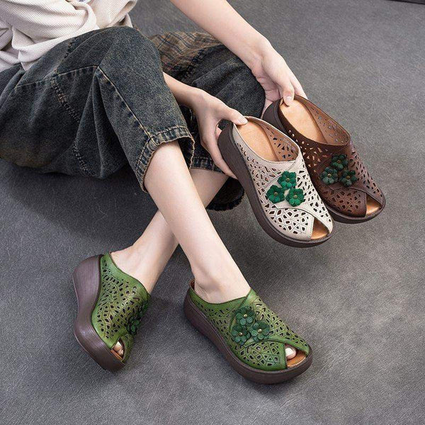 Floral sandals