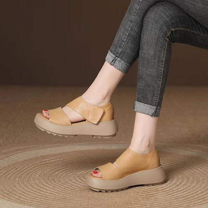 Sandalias vintage suela gruesa - MxZap