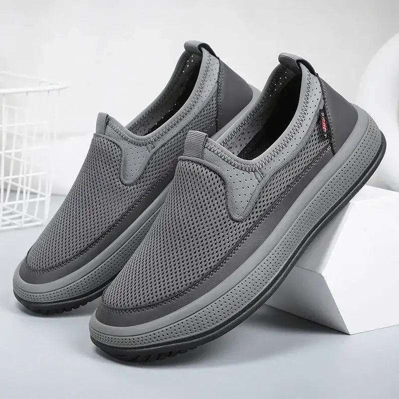 Zapatos 2025 nuevos zapatos de tela para hombres en verano