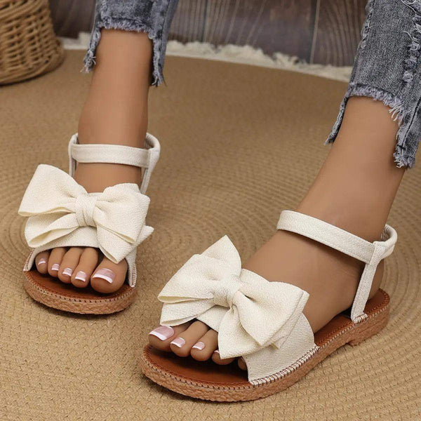 sandalias con lazo