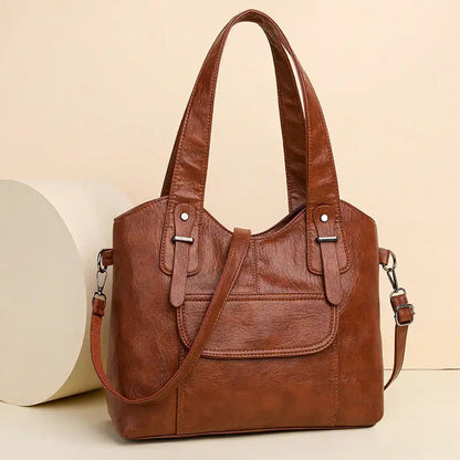 Bolso bandolera moderno de piel