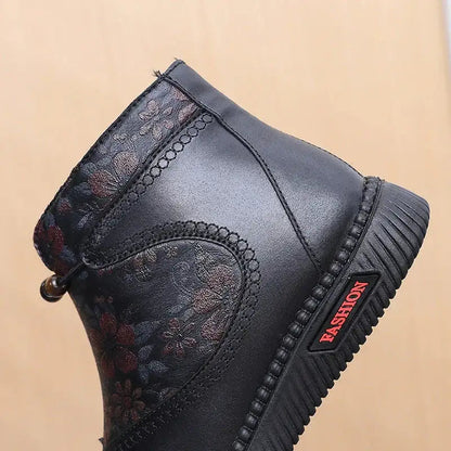 Women's leather shoes