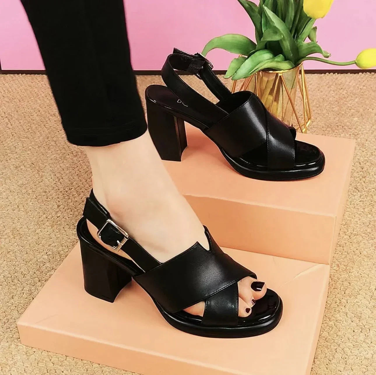 high heels mouth