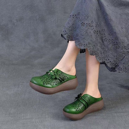 Zapatillas de cuero vintage
