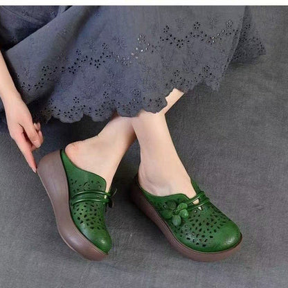 Zapatillas de cuero vintage