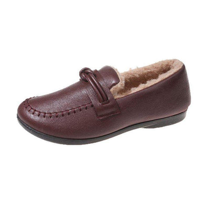 Zapatos de algodón de piel femenina - MxZap