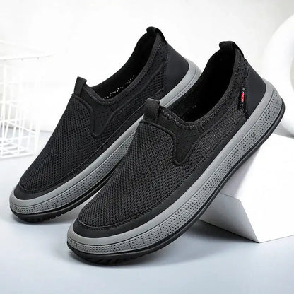 Zapatos 2025 nuevos zapatos de tela para hombres en verano