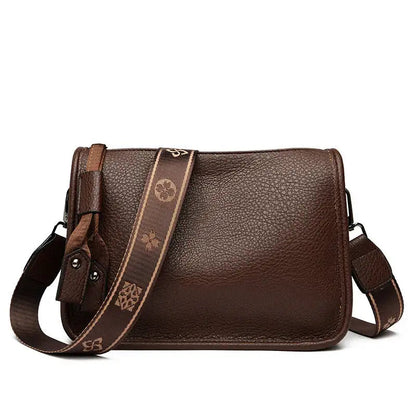Bolso bandolera de piel