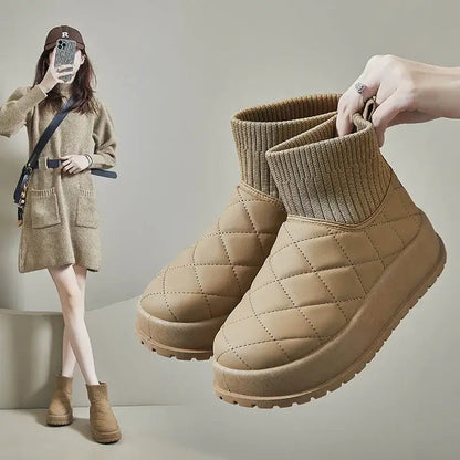 Botas de nieve altas de polar