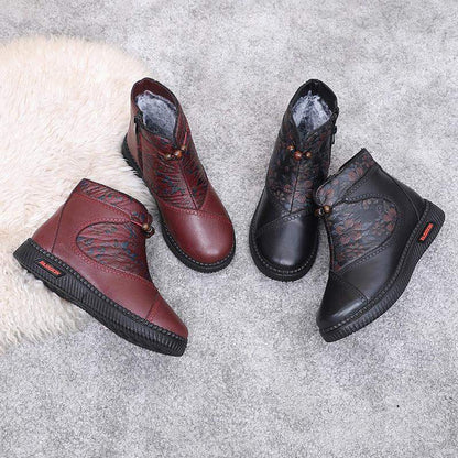 Women's leather shoes