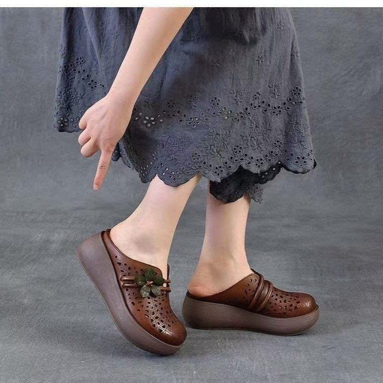 Zapatillas de cuero vintage