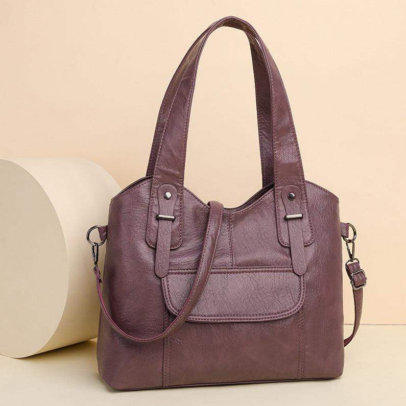 Bolso bandolera moderno de piel