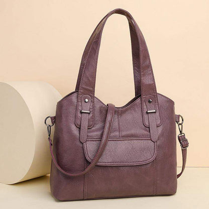 Bolso bandolera moderno de piel