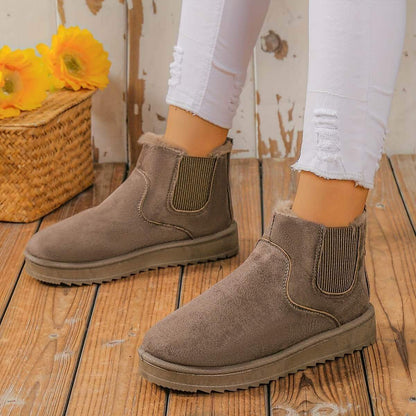 botas de nieve de lana para mujer - MxZap