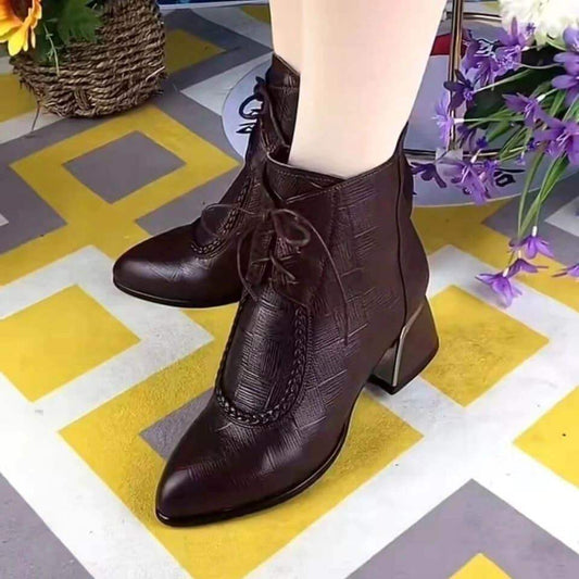 botas mom 100 cuero genuino - MxZap