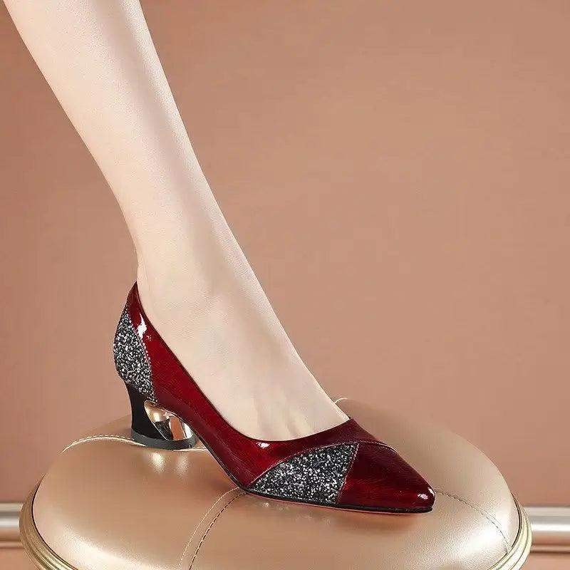 tacones de cristal