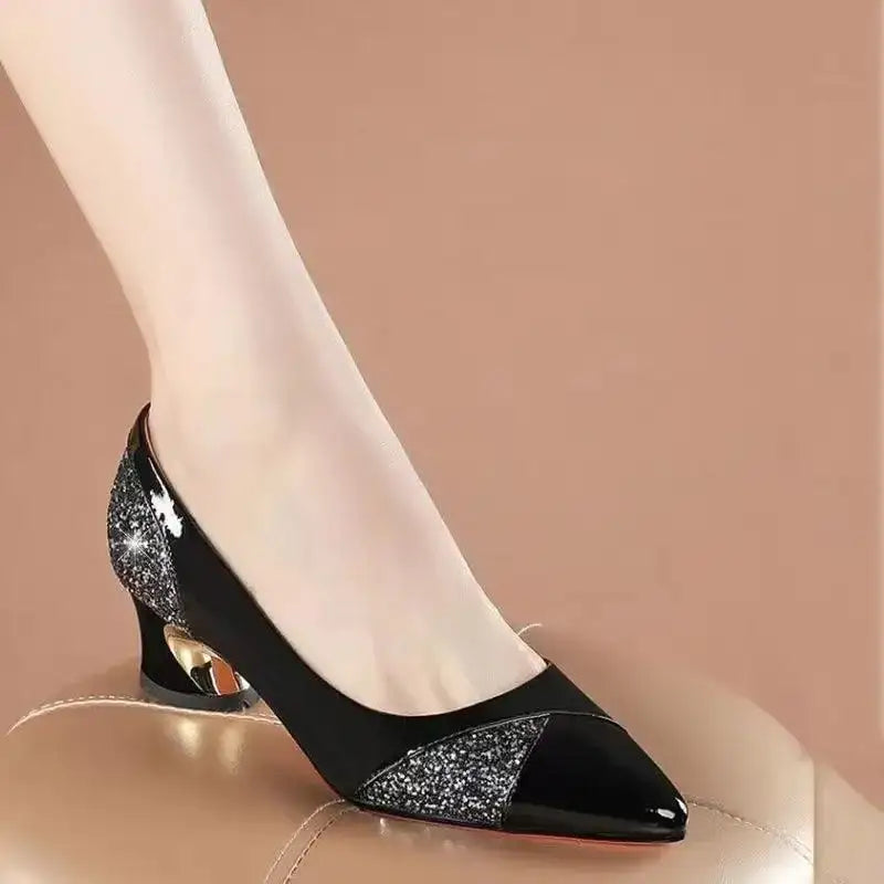 tacones de cristal