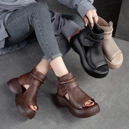 sandalias con agujeros huecos - MxZap
