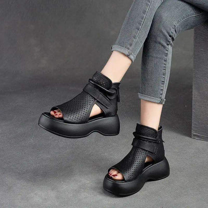 sandalias con agujeros huecos - MxZap