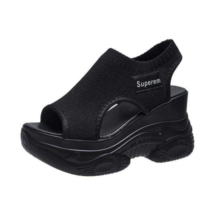 sandalias-de-plataforma-de-tejido-de-punto - MxZap