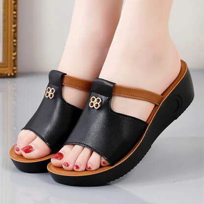 sandalias de verano con boca de pez - MxZap