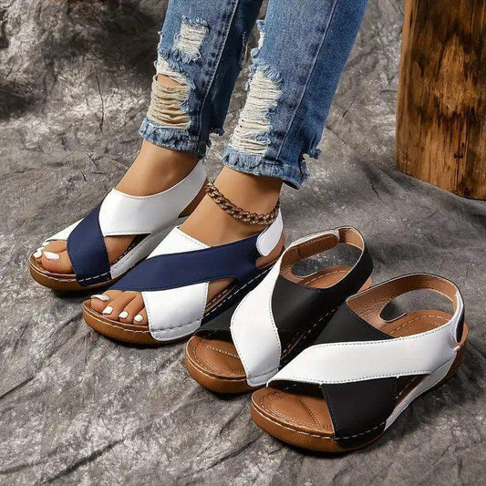 Sandalias tacón cuña - MxZap