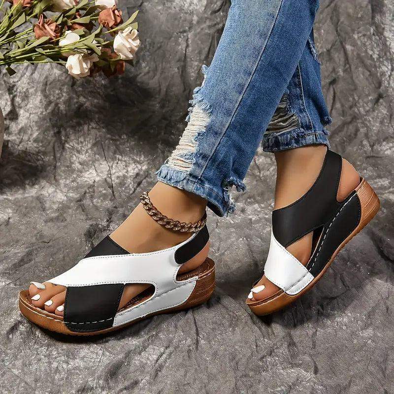 Sandalias tacón cuña - MxZap