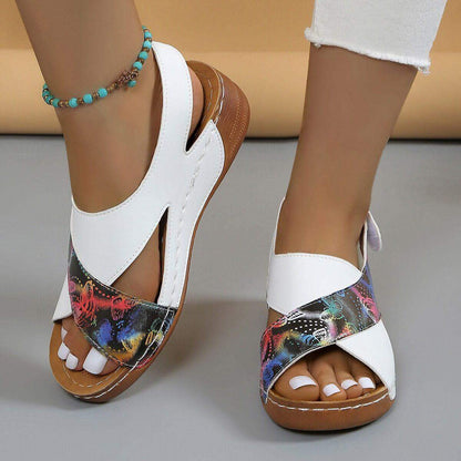 Sandalias tacón cuña - MxZap