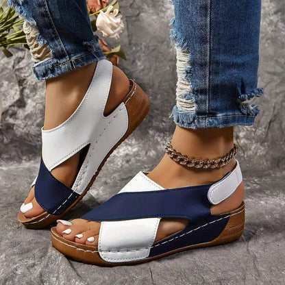 Sandalias tacón cuña - MxZap