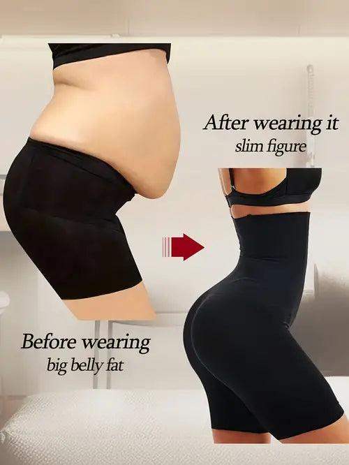 Shorts moldeadores de cintura alta sin costuras lisos - MxZap