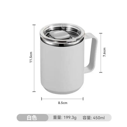 Taza de doble capa de acero inoxidable 304. - MxZap