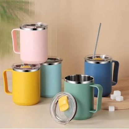 Taza de doble capa de acero inoxidable 304. - MxZap